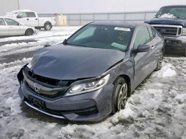 1HGCT1B30GA009644 - 2016 HONDA ACCORD LX- BLACK photo 2