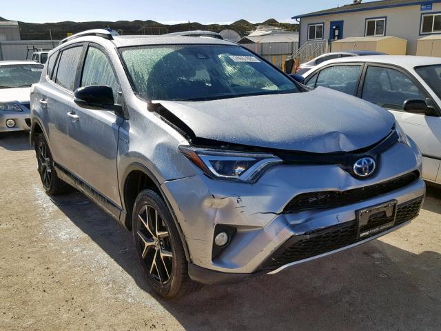 JTMJJREV0HD086277 - 2017 TOYOTA RAV4 HV SE SILVER photo 1