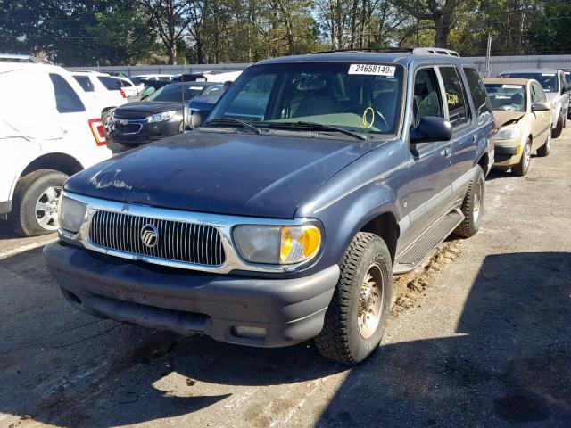 4M2ZU52P8WUJ25200 - 1998 MERCURY MOUNTAINEE BLUE photo 2