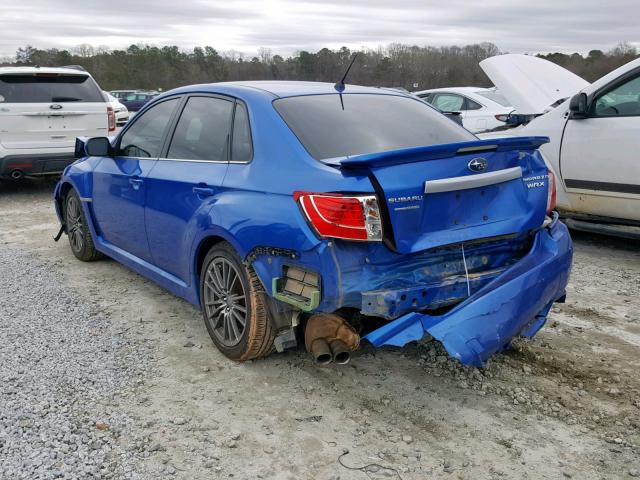 JF1GV7F67BG511175 - 2011 SUBARU IMPREZA WR BLUE photo 3