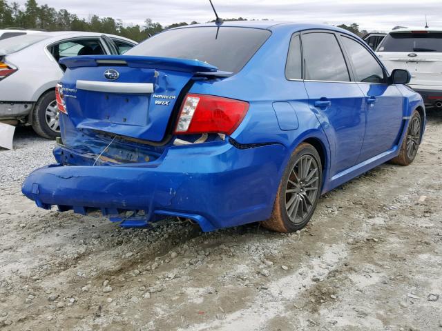 JF1GV7F67BG511175 - 2011 SUBARU IMPREZA WR BLUE photo 4