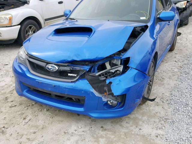 JF1GV7F67BG511175 - 2011 SUBARU IMPREZA WR BLUE photo 9