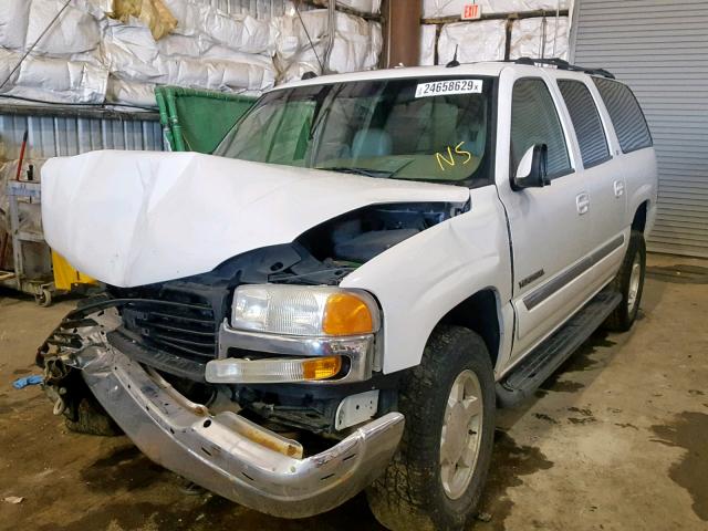 1GKFK16Z45J181111 - 2005 GMC YUKON XL K WHITE photo 2