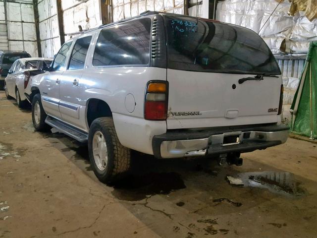 1GKFK16Z45J181111 - 2005 GMC YUKON XL K WHITE photo 3