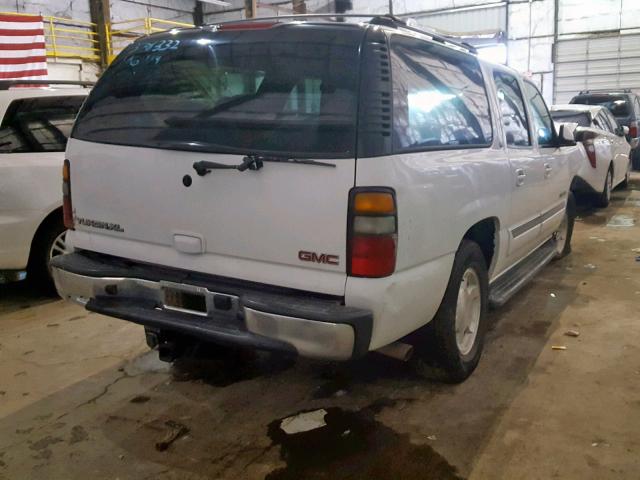 1GKFK16Z45J181111 - 2005 GMC YUKON XL K WHITE photo 4