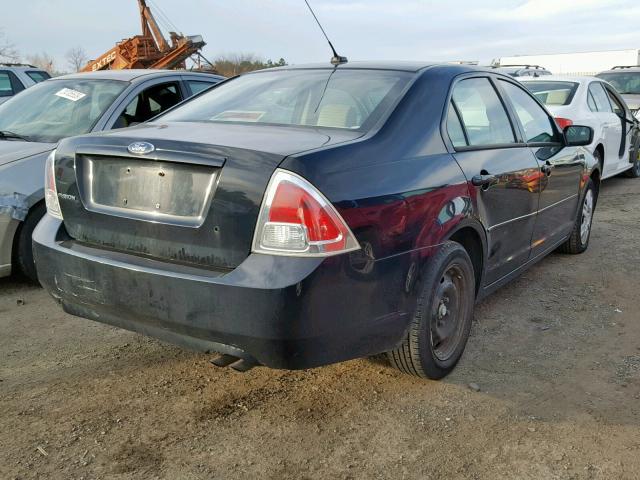 3FAHP06Z67R257524 - 2007 FORD FUSION S BLACK photo 4