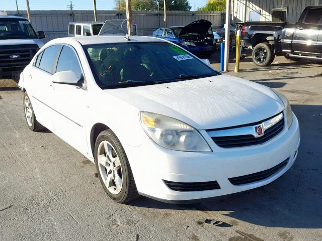 1G8ZS57B08F244384 - 2008 SATURN AURA XE WHITE photo 1