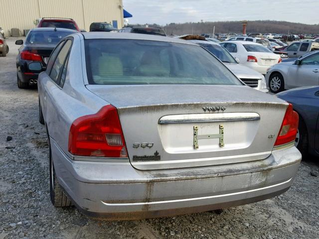 YV1TS92D241361624 - 2004 VOLVO S80 SILVER photo 9