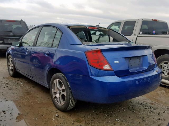 1G8AL54F25Z116062 - 2005 SATURN ION LEVEL BLUE photo 3