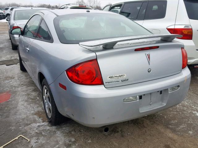 1G2AL18F587246642 - 2008 PONTIAC G5 SILVER photo 3