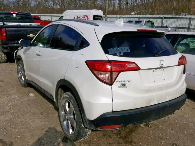 3CZRU6H76GM771046 - 2016 HONDA HR-V EXL WHITE photo 3