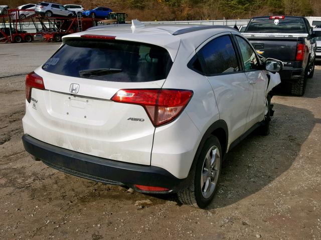 3CZRU6H76GM771046 - 2016 HONDA HR-V EXL WHITE photo 4