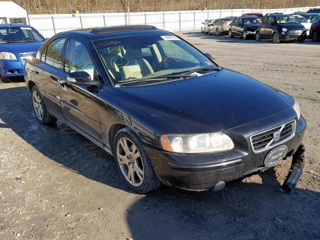 YV1RH592572607618 - 2007 VOLVO S60 2.5T BLACK photo 1