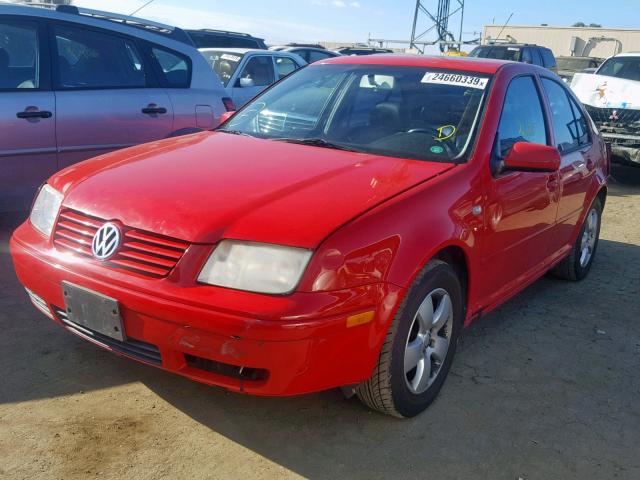 3VWSK69M53M019671 - 2003 VOLKSWAGEN JETTA GLS RED photo 2