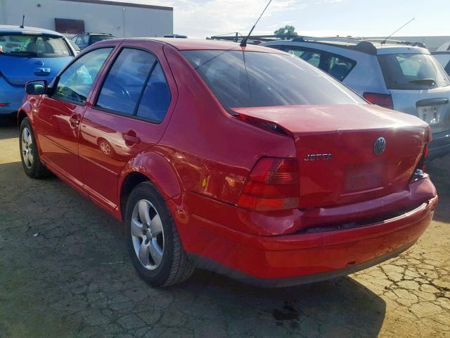 3VWSK69M53M019671 - 2003 VOLKSWAGEN JETTA GLS RED photo 3