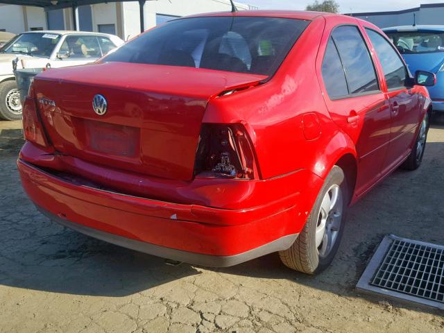 3VWSK69M53M019671 - 2003 VOLKSWAGEN JETTA GLS RED photo 4