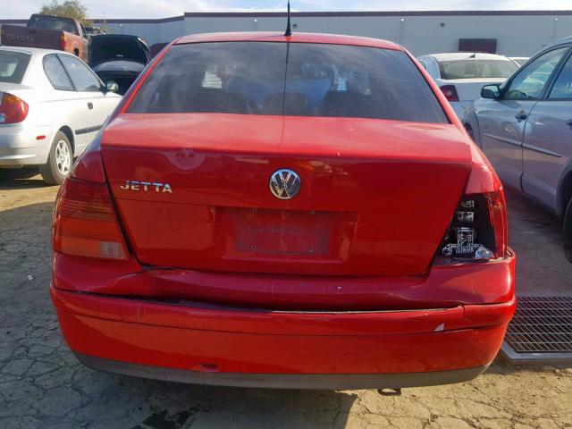 3VWSK69M53M019671 - 2003 VOLKSWAGEN JETTA GLS RED photo 9