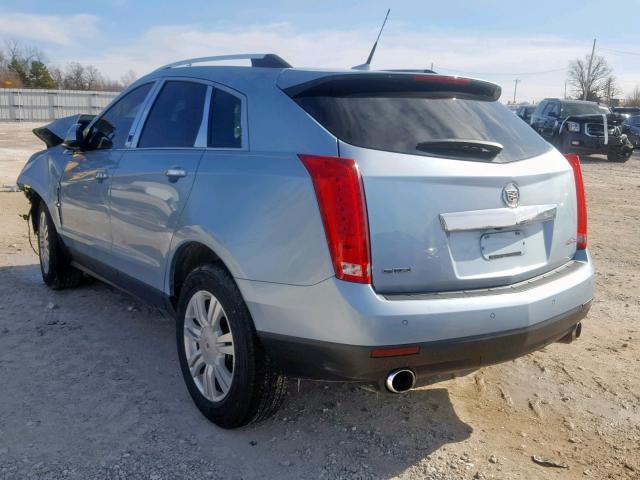 3GYFNAEY1BS654270 - 2011 CADILLAC SRX LUXURY BLUE photo 3