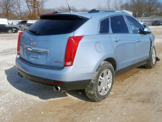 3GYFNAEY1BS654270 - 2011 CADILLAC SRX LUXURY BLUE photo 4