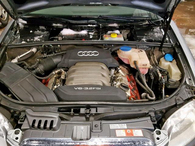 WAUDH78E88A035343 - 2008 AUDI A4 3.2 QUA GRAY photo 7