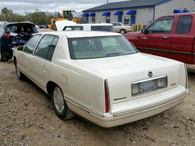 1G6KF5493WU790704 - 1998 CADILLAC DEVILLE CO WHITE photo 3