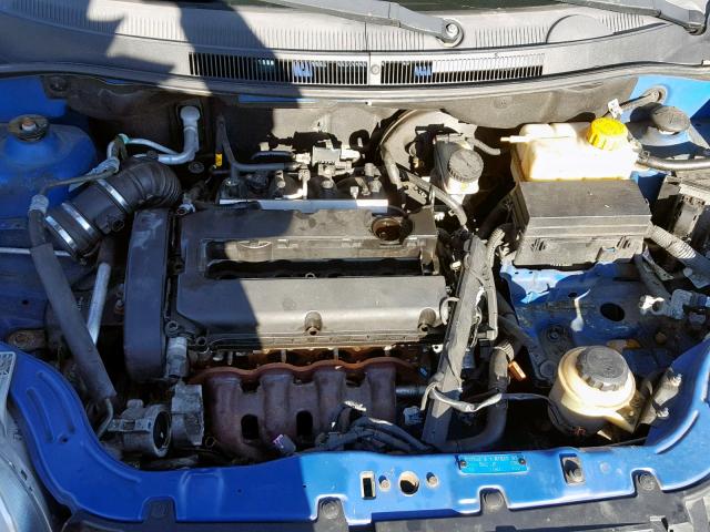 KL1TD5DE5AB132561 - 2010 CHEVROLET AVEO LS BLUE photo 7