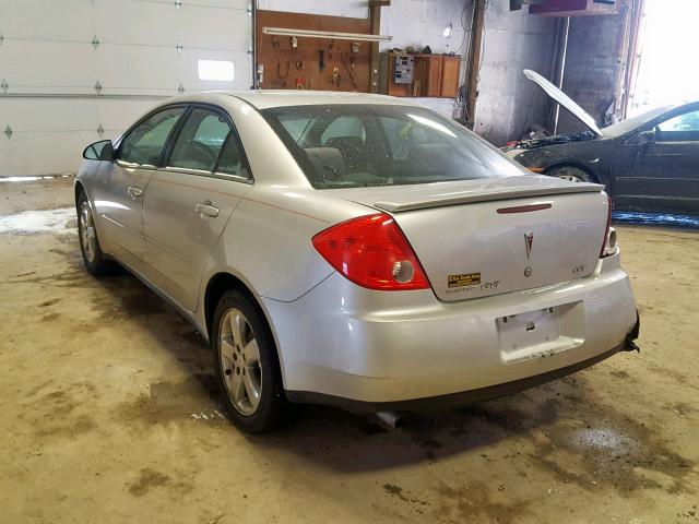 1G2ZH57N584151519 - 2008 PONTIAC G6 GT SILVER photo 3