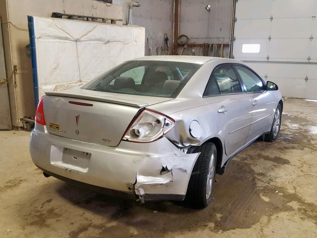 1G2ZH57N584151519 - 2008 PONTIAC G6 GT SILVER photo 4