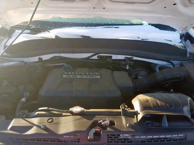 2HJYK16266H548046 - 2006 HONDA RIDGELINE WHITE photo 7