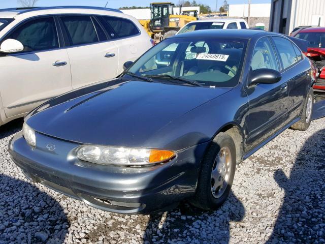 1G3NL52FX3C289340 - 2003 OLDSMOBILE ALERO GL GRAY photo 2