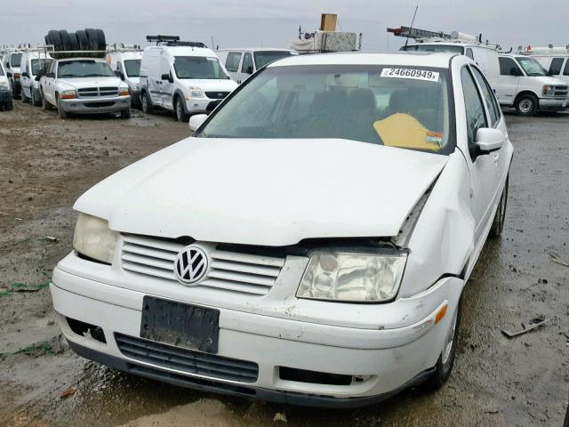 3VWSE69M82M032002 - 2002 VOLKSWAGEN JETTA GLS WHITE photo 2