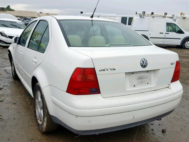 3VWSE69M82M032002 - 2002 VOLKSWAGEN JETTA GLS WHITE photo 3