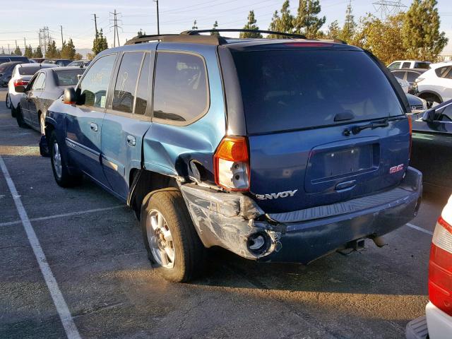 1GKDS13S752321368 - 2005 GMC ENVOY BLUE photo 3