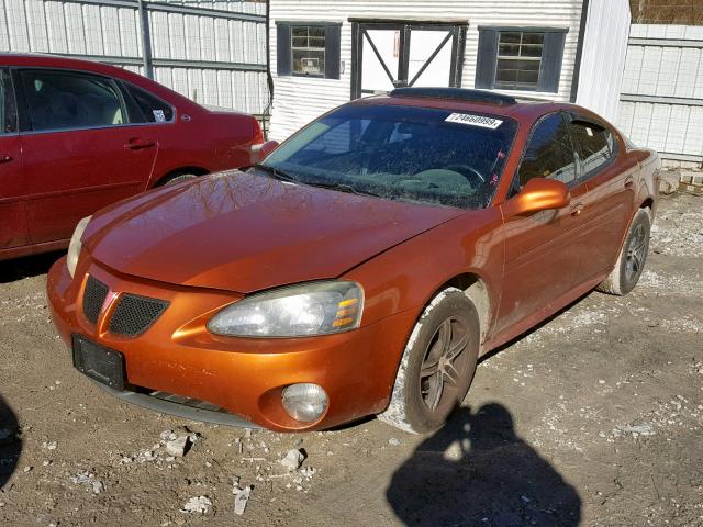 2G2WS522041132707 - 2004 PONTIAC GRAND PRIX ORANGE photo 2