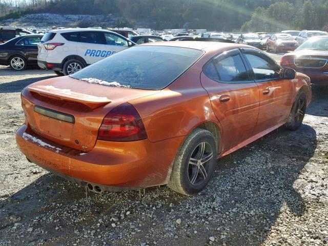 2G2WS522041132707 - 2004 PONTIAC GRAND PRIX ORANGE photo 4