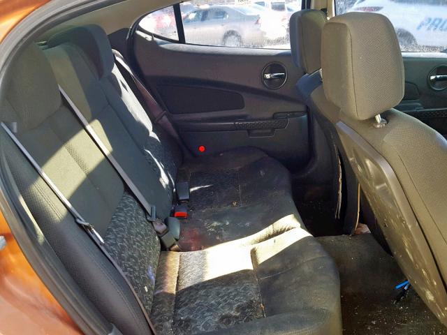 2G2WS522041132707 - 2004 PONTIAC GRAND PRIX ORANGE photo 6