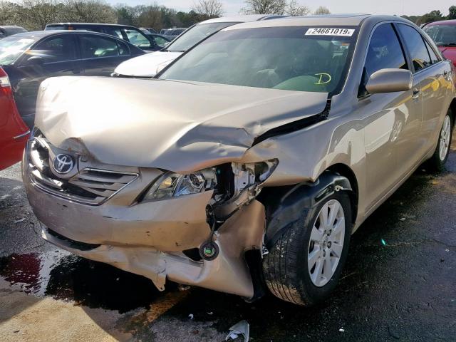 4T1BK46K37U047878 - 2007 TOYOTA CAMRY NEW GOLD photo 2