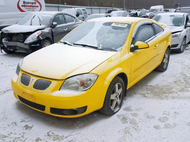 1G2AL18F387192998 - 2008 PONTIAC G5 YELLOW photo 2