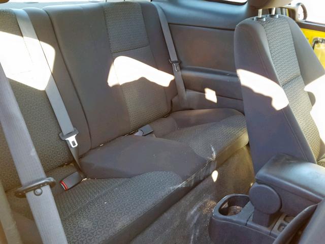 1G2AL18F387192998 - 2008 PONTIAC G5 YELLOW photo 6