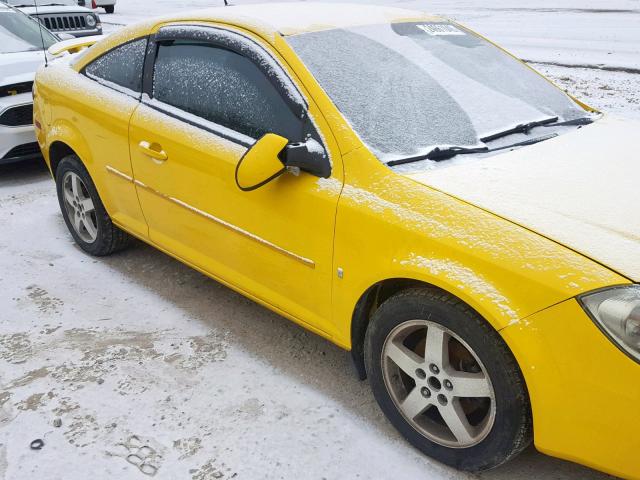 1G2AL18F387192998 - 2008 PONTIAC G5 YELLOW photo 9