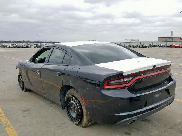 2C3CDXKTXGH268131 - 2016 DODGE CHARGER PO BLACK photo 3