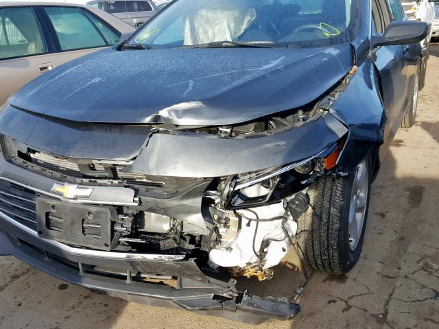 1G1ZB5ST0JF198155 - 2018 CHEVROLET MALIBU LS GRAY photo 9