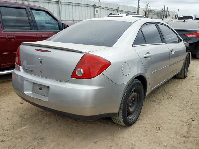 1G2ZF55B664167644 - 2006 PONTIAC G6 SE SILVER photo 4