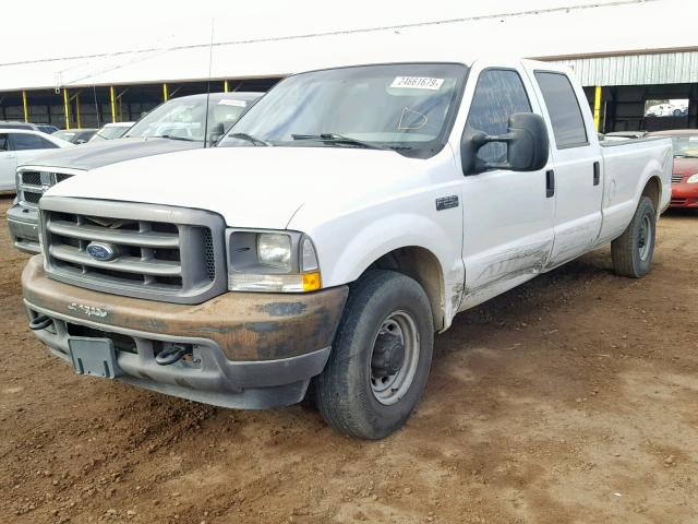 1FTNW20L03EA72544 - 2003 FORD F250 SUPER WHITE photo 2