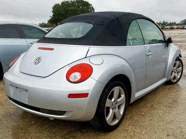 3VWSF31Y56M328742 - 2006 VOLKSWAGEN NEW BEETLE SILVER photo 4