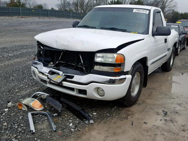 1GTEC14V23Z242412 - 2003 GMC NEW SIERRA WHITE photo 2