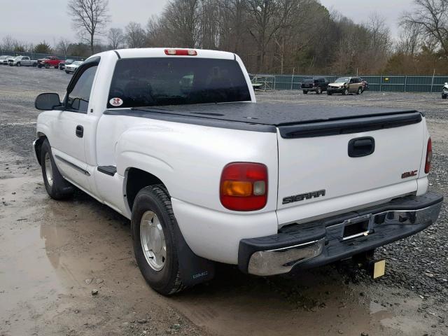 1GTEC14V23Z242412 - 2003 GMC NEW SIERRA WHITE photo 3