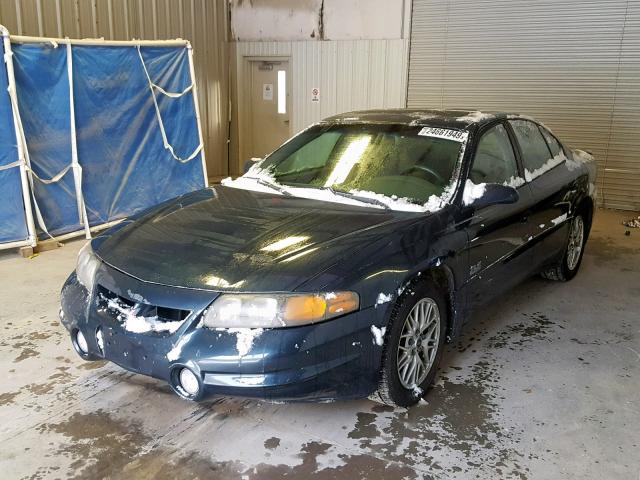 1G2HY54K8Y4210410 - 2000 PONTIAC BONNEVILLE BLUE photo 2