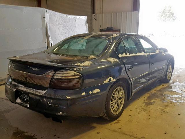 1G2HY54K8Y4210410 - 2000 PONTIAC BONNEVILLE BLUE photo 4