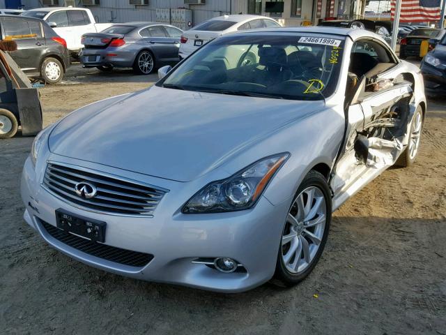 JN1CV6FE9EM901567 - 2014 INFINITI Q60 BASE SILVER photo 2